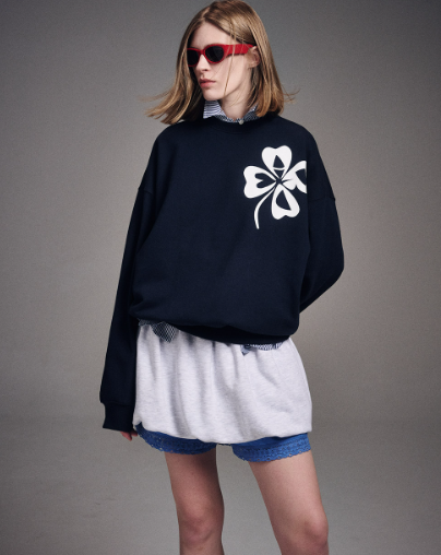 韓國 Mardi Mercredi SWEATSHIRT CLOVERMARDI