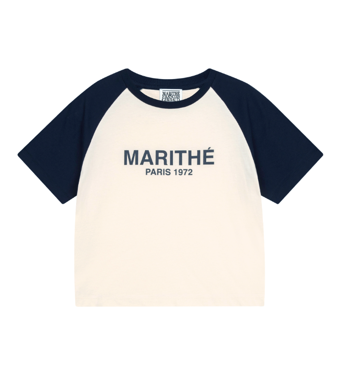 【現貨】韓國 Marithe Francois Girbaud W RAGLAN REGULAR LOGO TEE【MF399】