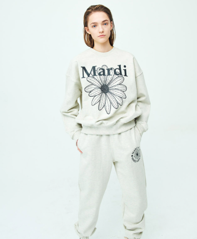 韓國 Mardi Mercredi SWEATSHIRT FLOWERMARDI