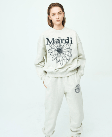 韓國 Mardi Mercredi SWEATSHIRT FLOWERMARDI