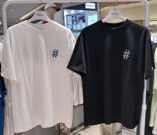 韓國 Beentrill BNY Stencil Painting T-Shirt【BL046】