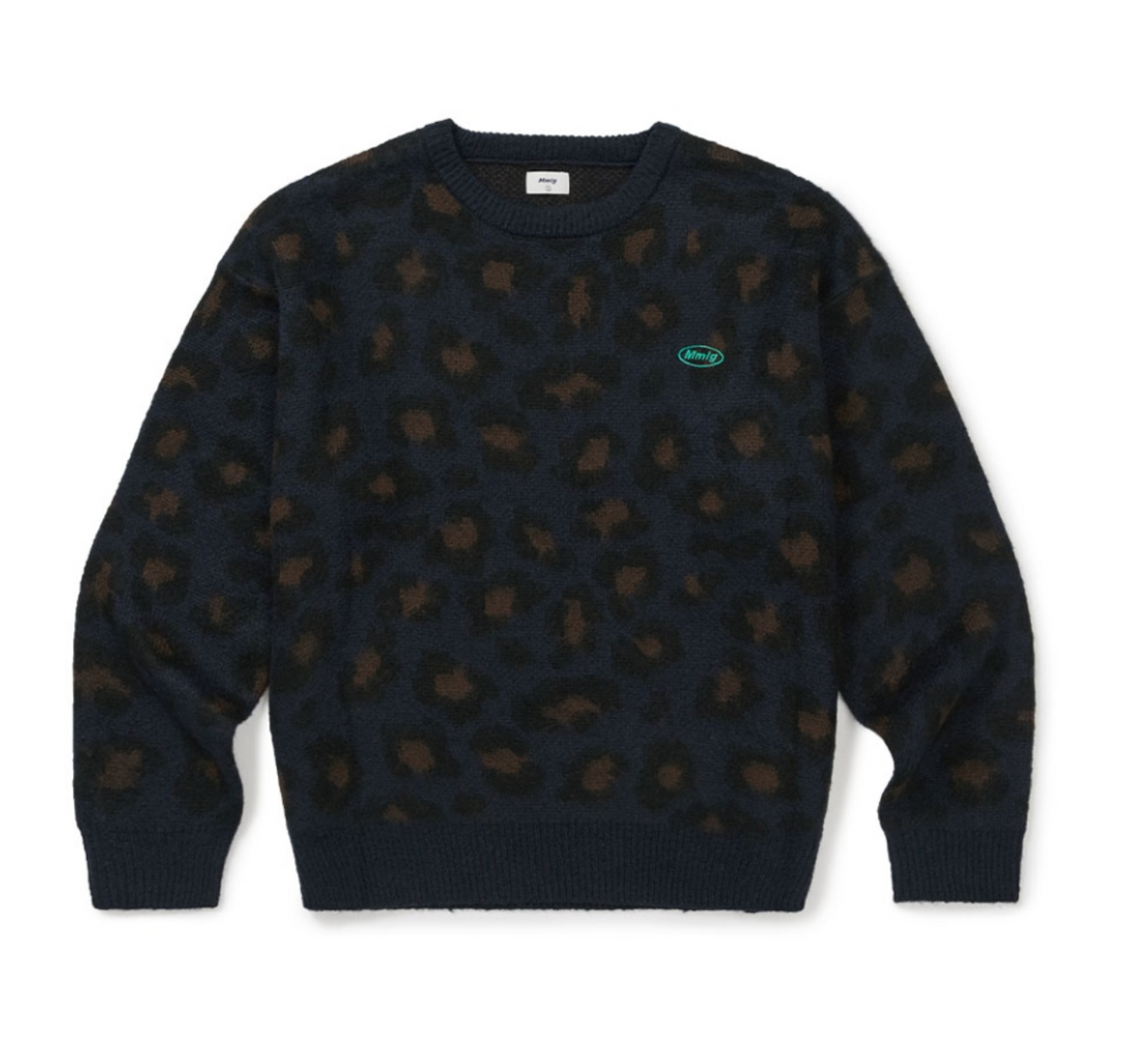 韓國 Mmlg LEOPARD PATTERN KNIT【ML081】