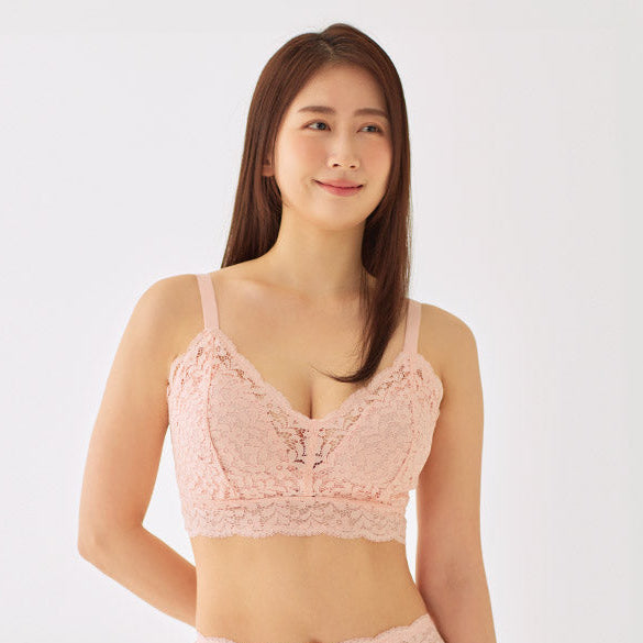 Comfort Lab Floral Double-Pip Bralette【LL025】