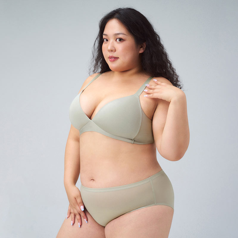 Comfort Lab Plus Size Modal Basic Bralette【LL024】