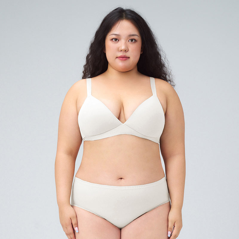 Comfort Lab Plus Size Modal Basic Bralette【LL024】