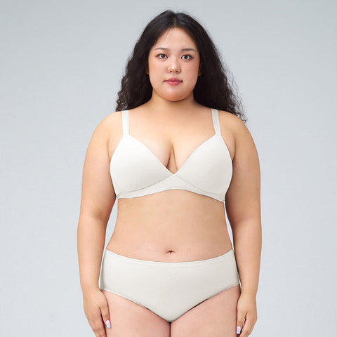 Comfort Lab Plus Size Modal Basic Bralette【LL024】