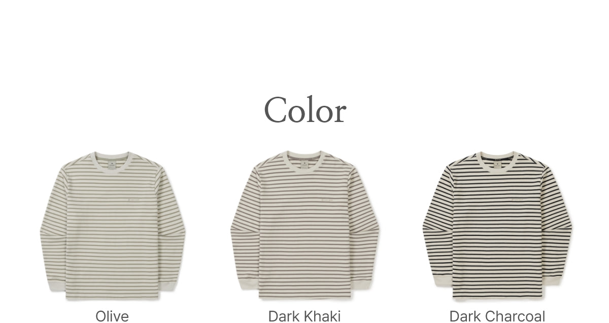 韓國 Snowpeak Striped Long Sleeve T-Shirt【SN046】