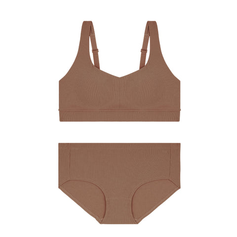 Comfort Lab Big Size Ribbed Soft Bra Top【LL028】