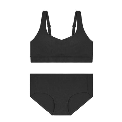 Comfort Lab Big Size Ribbed Soft Bra Top【LL028】