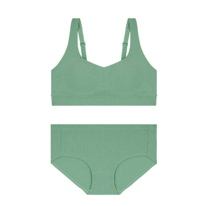 Comfort Lab Big Size Ribbed Soft Bra Top【LL028】