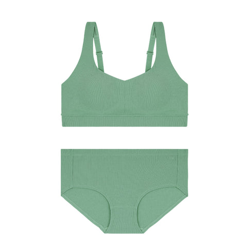 Comfort Lab Big Size Ribbed Soft Bra Top【LL028】