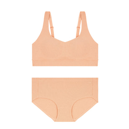Comfort Lab Big Size Ribbed Soft Bra Top【LL028】