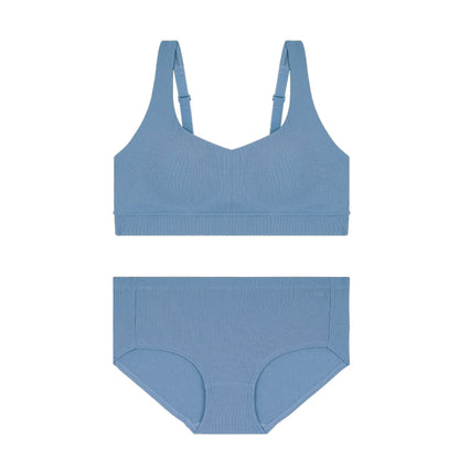 Comfort Lab Big Size Ribbed Soft Bra Top【LL028】