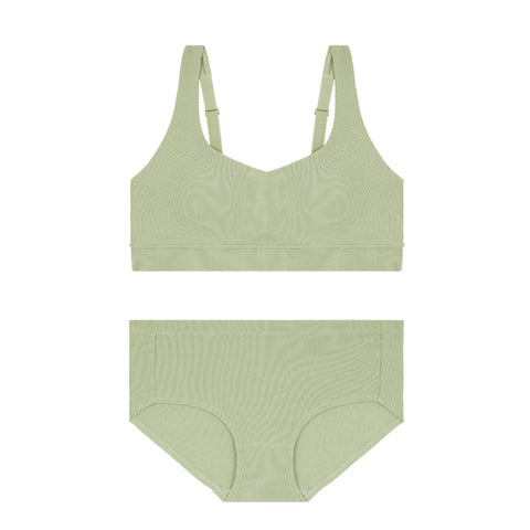 Comfort Lab Big Size Ribbed Soft Bra Top【LL028】
