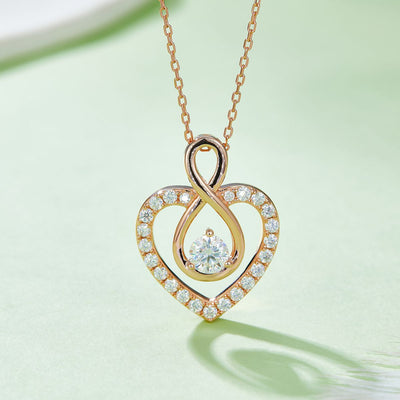 莫桑石 無限的愛莫桑鑽項鍊【SM1116】