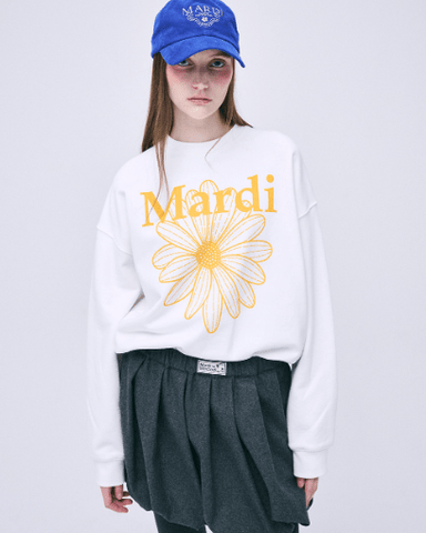 韓國 Mardi Mercredi SWEATSHIRT FLOWERMARDI