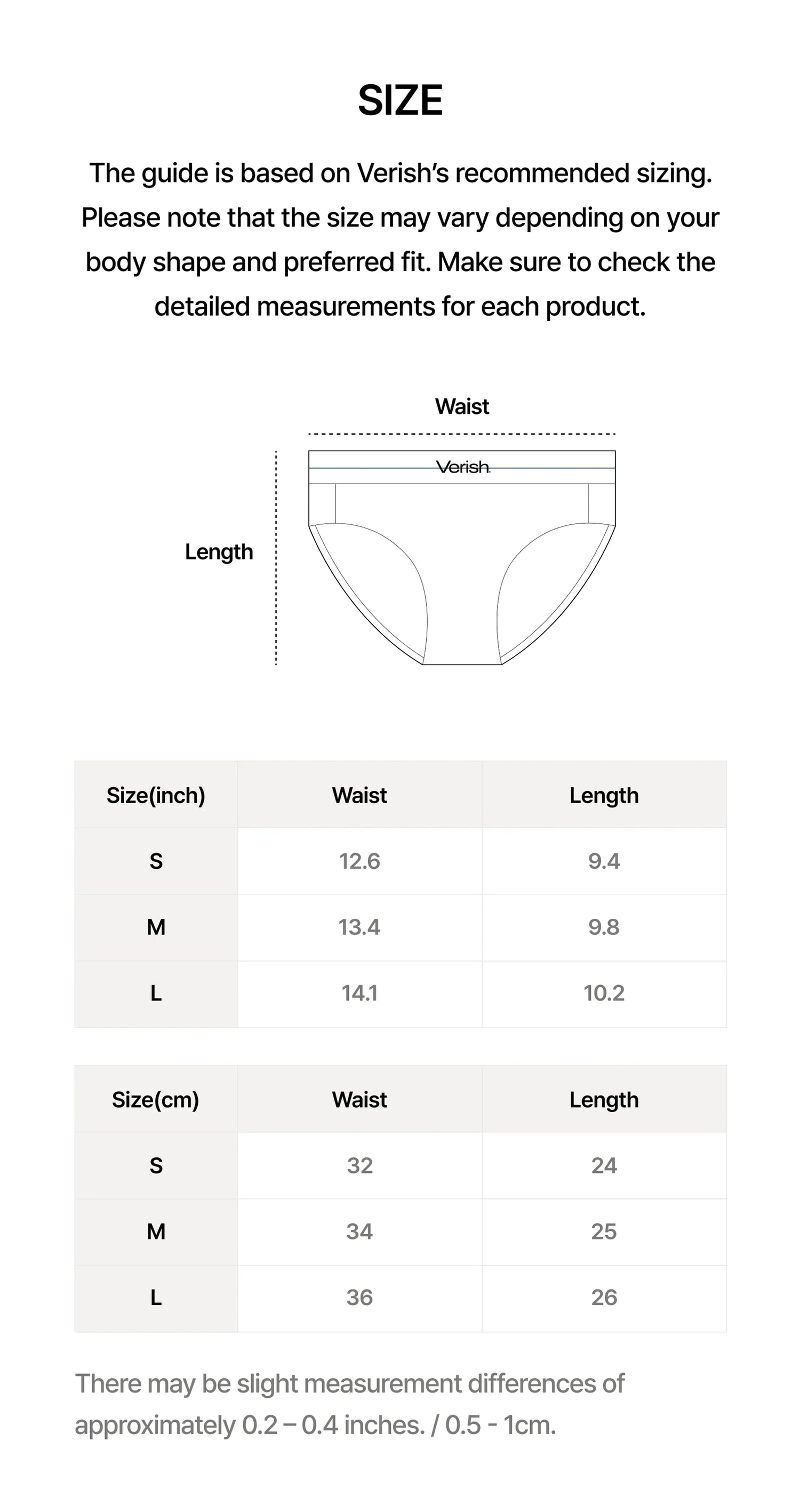 韓國 Verish Cool Fit Panty Volume Fit Logo【SE333】