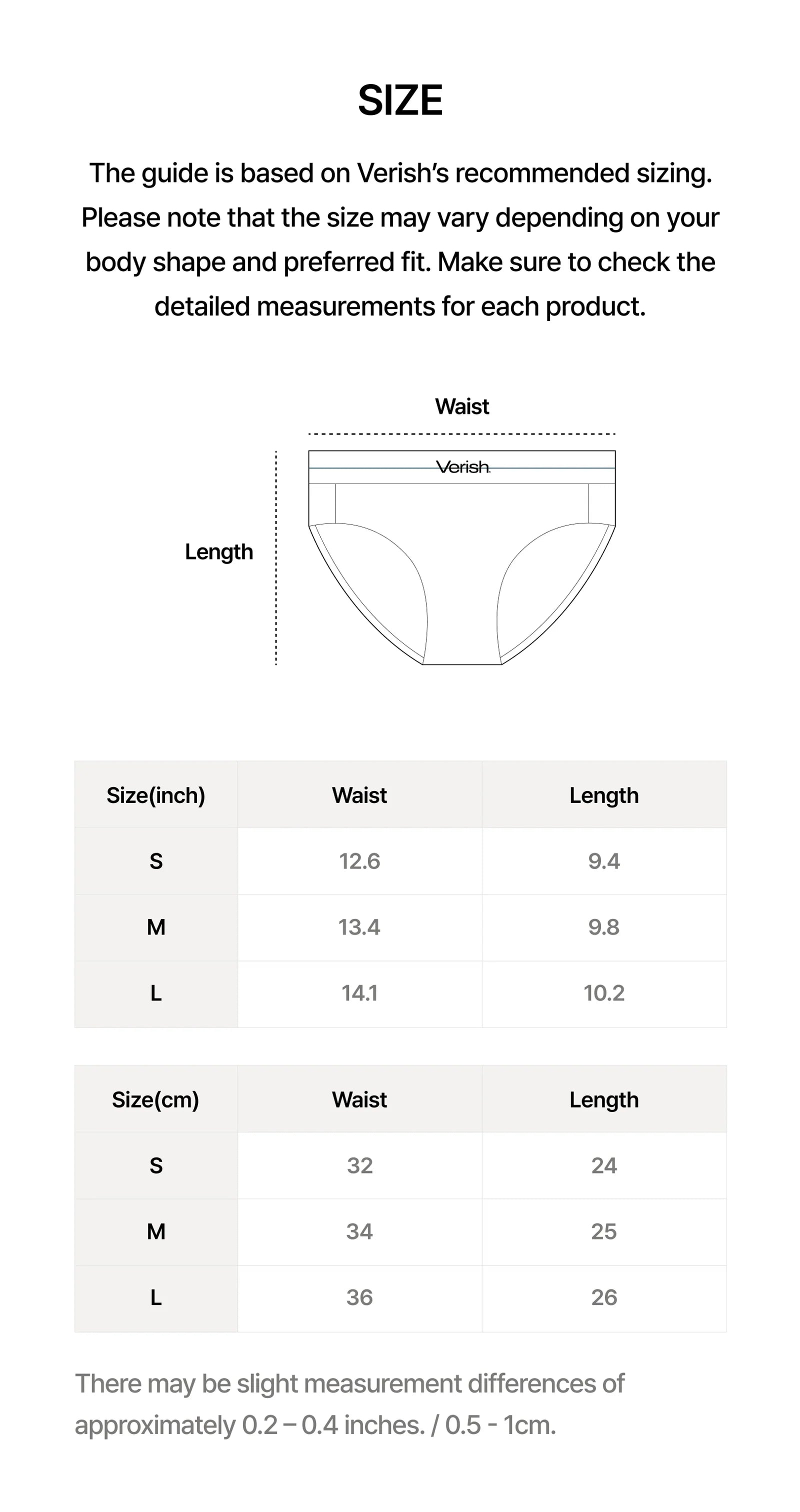 韓國 Verish Cool Fit Panty Volume Fit Logo【SE333】