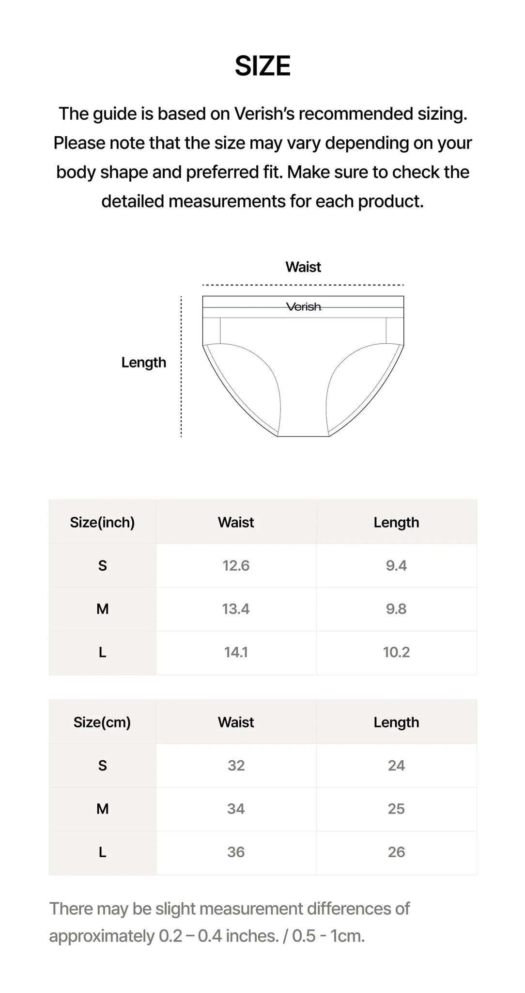 韓國 Verish Cool Fit Panty Volume Fit Logo【SE333】