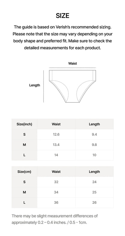 韓國 Verish Cool Fit Panty Volume Fit Plus【SE343】
