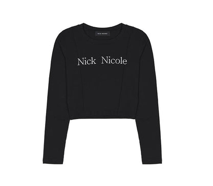 韓國 Nick Nicole PINTUCK LS CROP TOP【NN121】