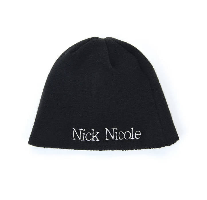 韓國 Nick Nicole NICOLE MINIMAL LOGO BEANIE【NN110】