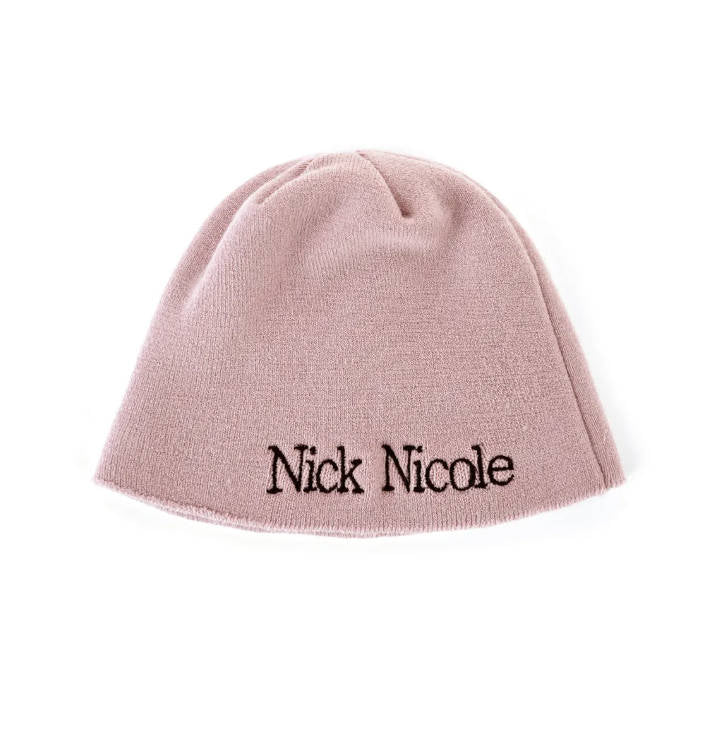 韓國 Nick Nicole NICOLE MINIMAL LOGO BEANIE【NN110】