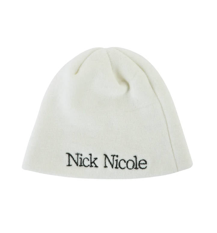 韓國 Nick Nicole NICOLE MINIMAL LOGO BEANIE【NN110】