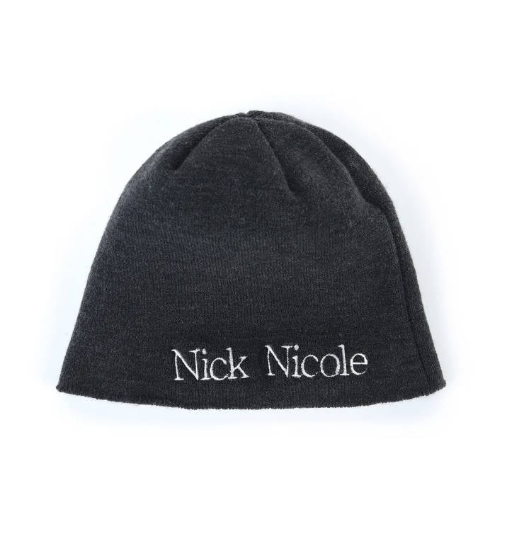 韓國 Nick Nicole NICOLE MINIMAL LOGO BEANIE【NN110】