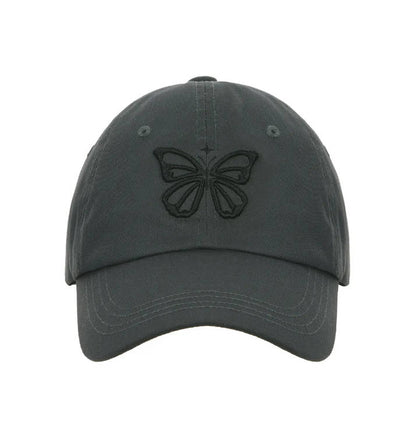 韓國 Nick Nicole VINTAGE BUTTERFLY BLINK BALL CAP【NN007】