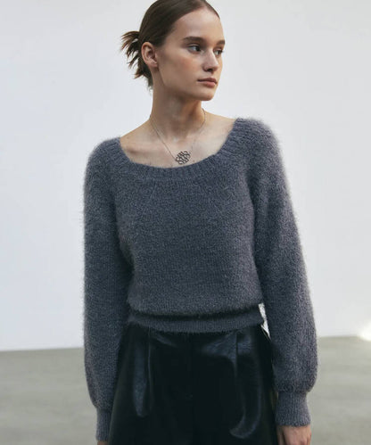 韓國 Nick Nicole ANGORA PULLOVER KNIT【NN089】