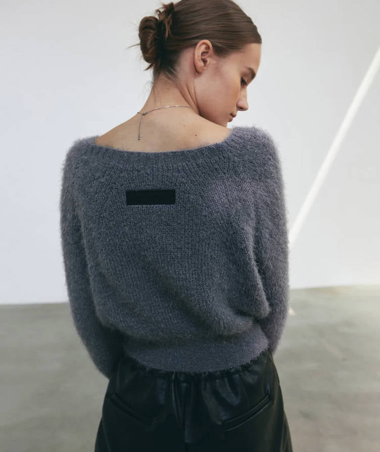 韓國 Nick Nicole ANGORA PULLOVER KNIT【NN089】