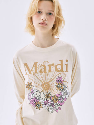 【現貨】韓國 Mardi Mercredi TSHIRT LONG SLEEVE FLOWERMARDI JARDIN【MM146】