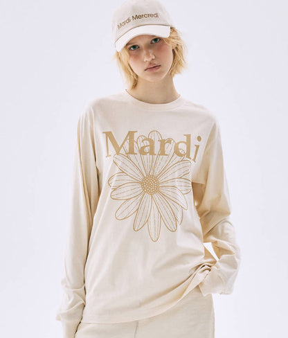 韓國 Mardi Mercredi Tshirt Long Sleeve Flowermardi【MM155】