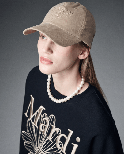 韓國 Mardi Mercredi CORDUROY CAP ALUMNI CLASSIQUE - STT Mall HK 靚太網購 -- TAUPE