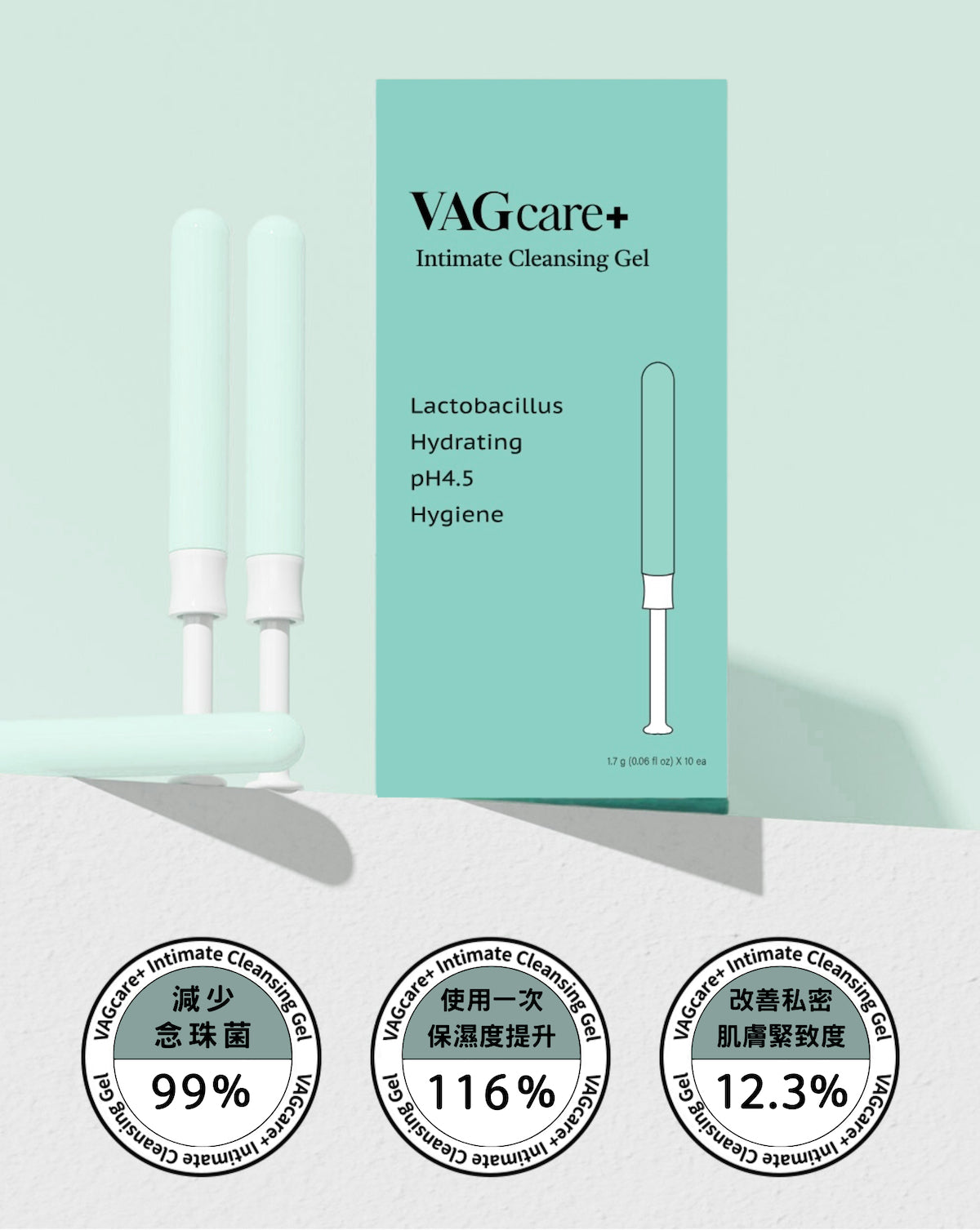 VAGcare+ 益生菌女性私密護理凝膠 1盒10支【SM820】