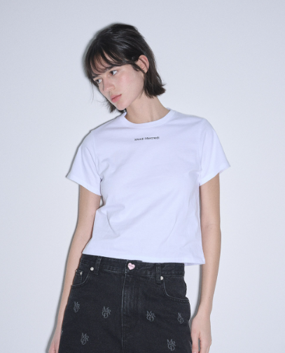 韓國 Mardi Mercredi SLIM TSHIRT LOGO ESSENTIAL