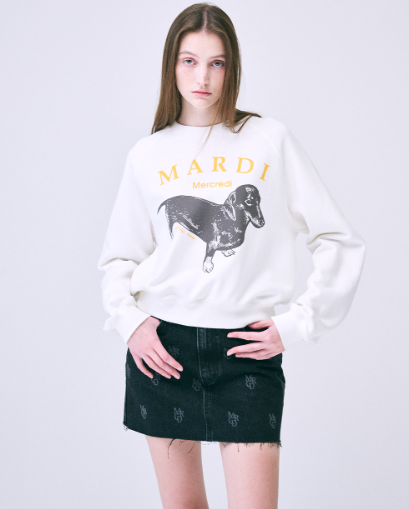 韓國 Mardi Mercredi SWEATSHIRT RAGLAN DDANJI