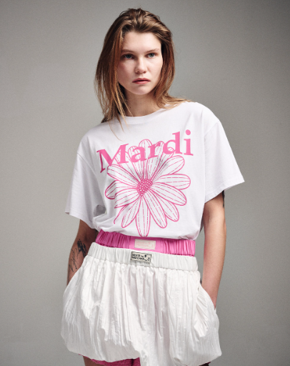 韓國 Mardi Mercredi TSHIRT FLOWERMARDI