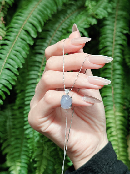 【現貨】橢圓形紫玉髓吊墜【ST341】