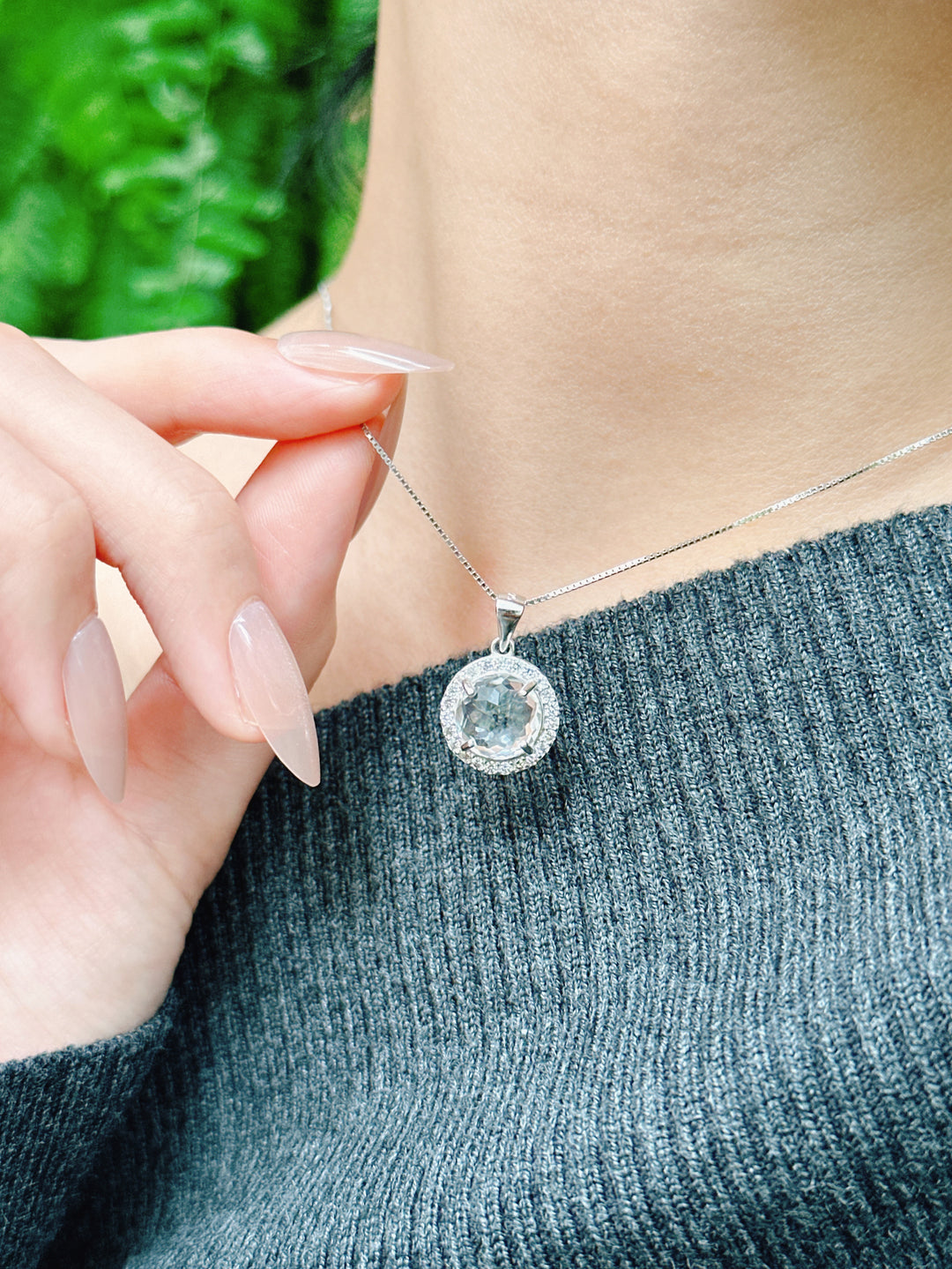 【現貨】圓形水晶吊墜【ST350】