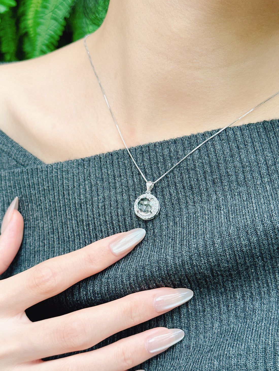 【現貨】圓形水晶吊墜【ST350】