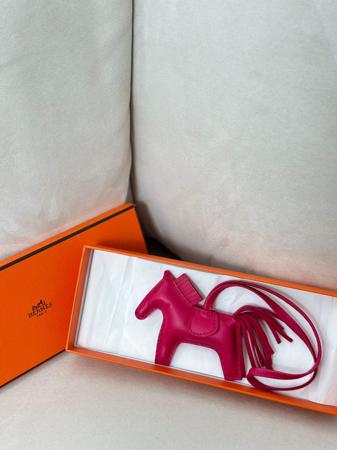 【Preloved】Hermes 馬仔全皮吊飾 【ST037】