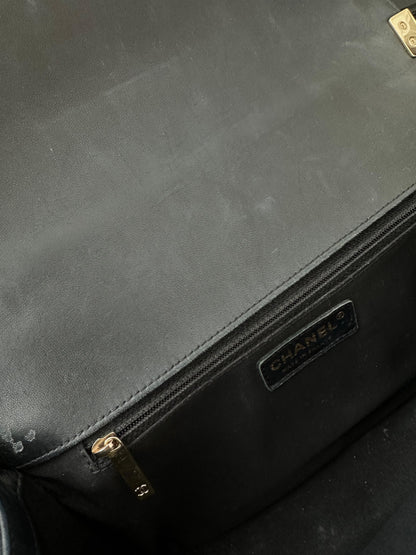 【Preloved】經典Boy Chanel 羊皮手袋 (訂金$3000，總售價為 $33,800)【ST033】