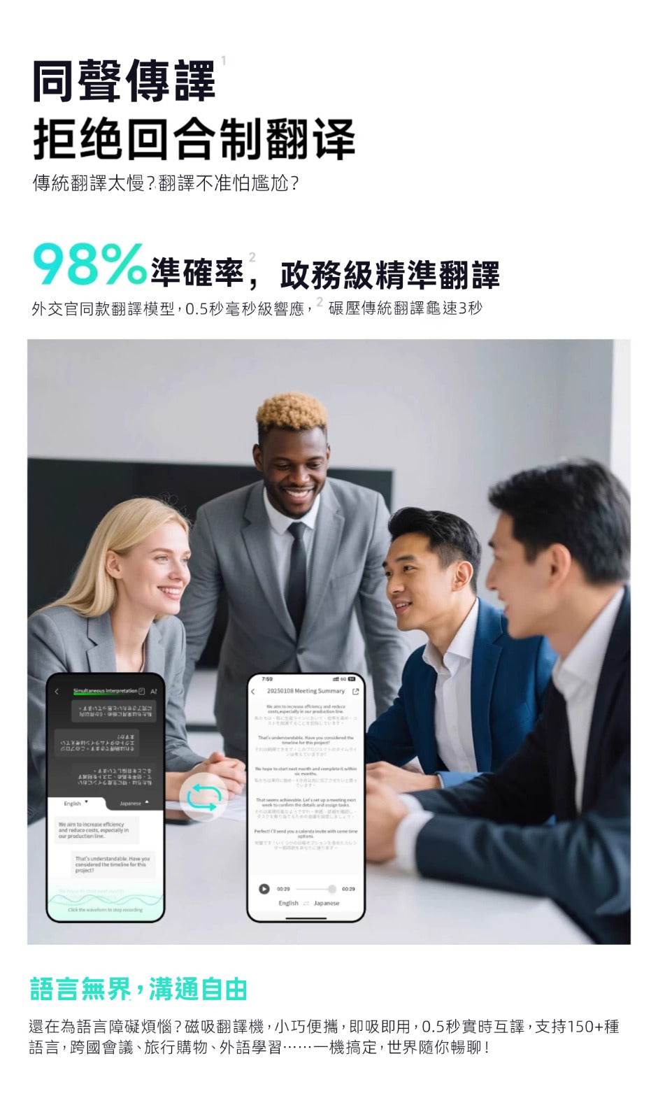 InnAIO 激輕量磁吸翻譯機【SE406】