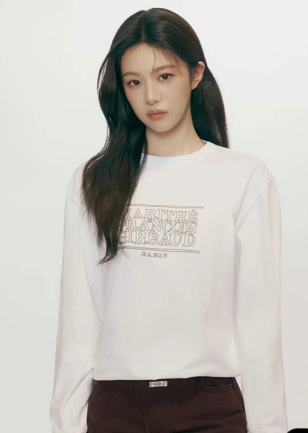 韓國 Marithe Francois Girbaud DOODLE CLASSIC LOGO LONG SLEEVE