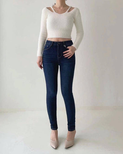 【現貨】韓國 HowLuk 冬季版 鉛筆牛仔褲【H1056】