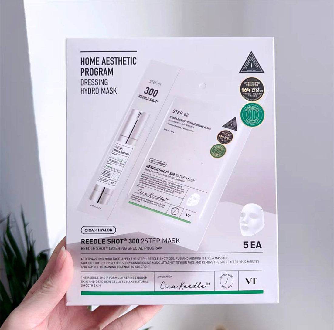 韓國 VT微針精華面膜(5片裝) - STT Mall HK 靚太網購 -- Shot 300