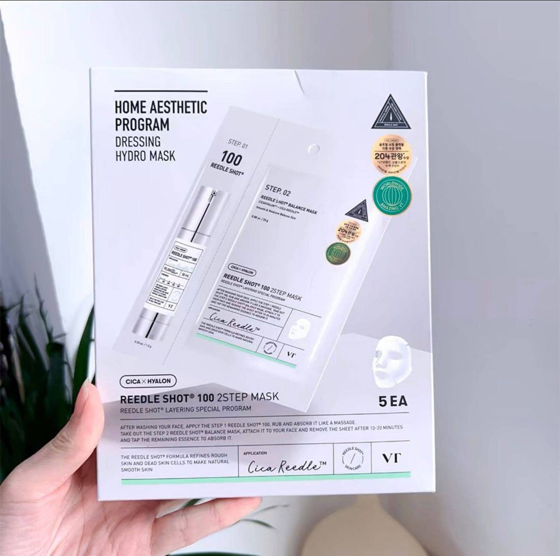 韓國 VT微針精華面膜(5片裝) - STT Mall HK 靚太網購 -- Shot 100