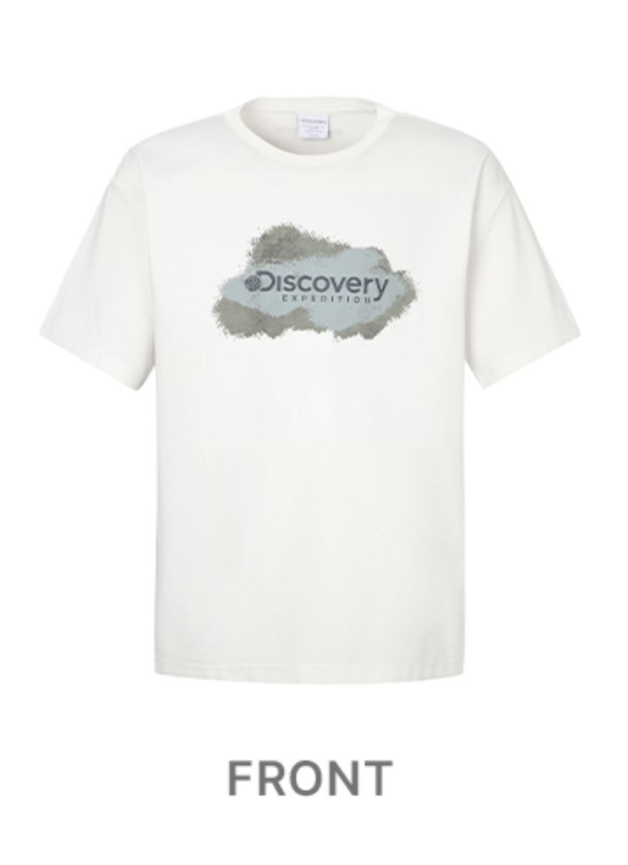 韓國 Discovery Fresh Event Washing Splash Graphic Short Sleeve T-Shirt凉爽防晒面料【DY023】